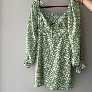 Princess Polly long sleeved mini floral dress 💐